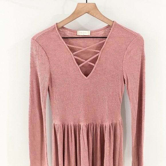 Altar’d State San Mateo Criss Cross Dress Pink Size Small - Picture 3 of 6